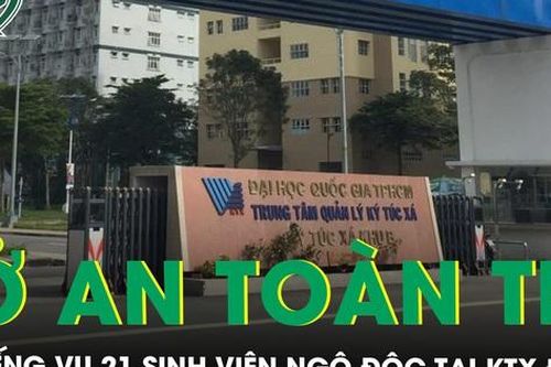 Sở An toàn thực phẩm TPHCM nói gì về vụ 21 sinh viên nghi ngộ độc ở KTX Đại học Quốc Gia TPHCM?