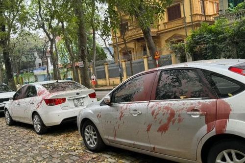 Hà Nội: Khởi tố nhóm đối tượng trong vụ tạt sơn ô tô ở Định Công
