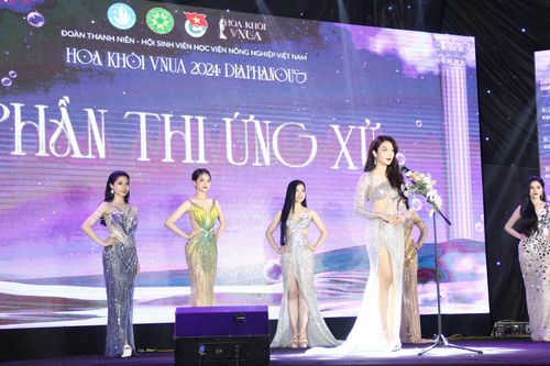 Nữ sinh Hà Nội đăng quang Hoa khôi VNUA 2024