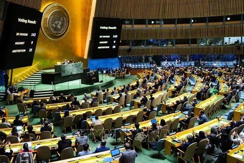 Đại hội đồng Liên hợp quốc thông qua nghị quyết đề nghị kết nạp Palestine