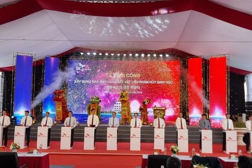 Hải Phòng: Khởi công Dự án Nhà máy sản xuất vật liệu phân hủy sinh học công nghệ cao trị giá 100 triệu USD