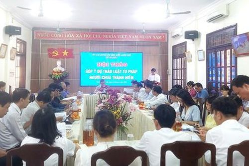 Hội thảo góp ý dự thảo Luật Tư pháp người chưa thành niên