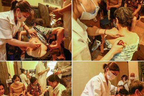 Trải nghiệm bắt mạch, xoa bóp, bấm huyệt tại phố nghề Đông Nam dược Lãn Ông