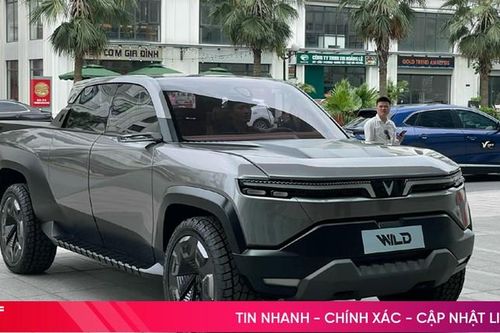 Bán tải VinFast VF Wild lộ diện tại Việt Nam, chuẩn bị cho ngày ra mắt