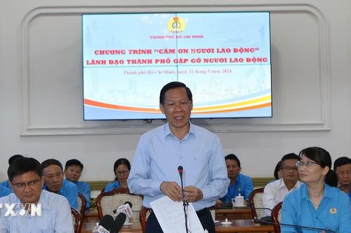 Chương trình 'Cảm ơn người lao động' tại Thành phố Hồ Chí Minh