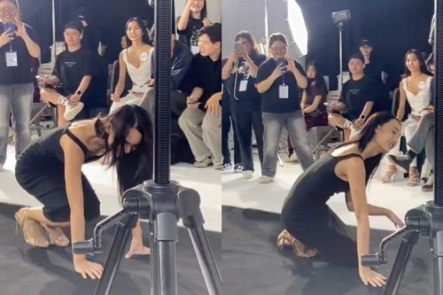 Một Á hậu Việt 'xỉu ngang' khi đi casting người mẫu ở show thời trang