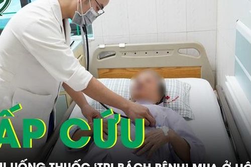 Uống sản phẩm 'chữa bách bệnh' mua tại hội thảo, người phụ nữ nhập viện cấp cứu