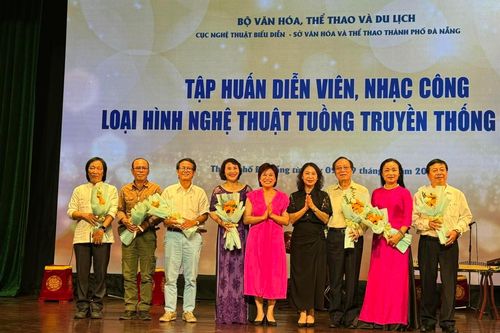 Tập huấn diễn viên, nhạc công nghệ thuật tuồng