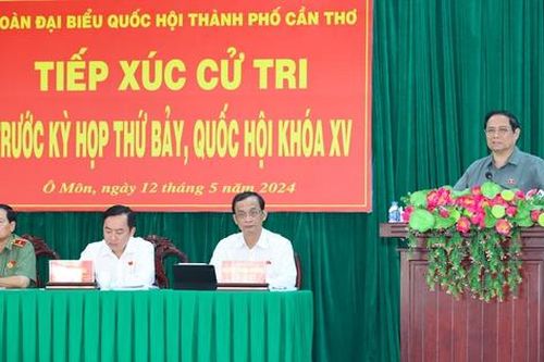 Thủ tướng Phạm Minh Chính tiếp xúc cử tri trước kỳ họp Quốc hội