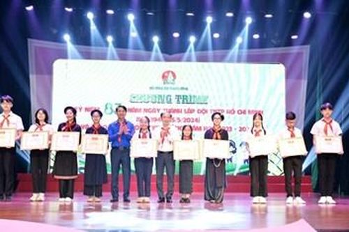 Trao Giải thưởng Kim Đồng tặng 125 đội viên và chỉ huy Đội tiêu biểu