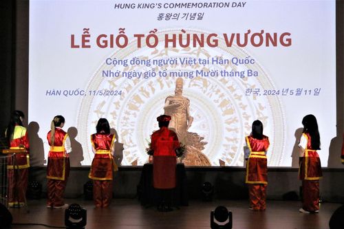 Lần đầu tiên sự kiện Giỗ Tổ Hùng Vương được tổ chức tại Hàn Quốc