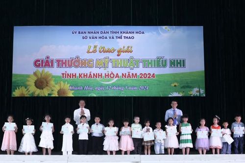 Trao giải cho 375 tác phẩm xuất sắc tham dự Giải thưởng mỹ thuật thiếu nhi