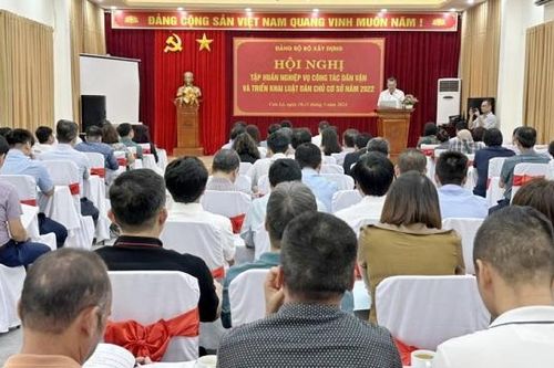 Đảng bộ Bộ Xây dựng: Nâng cao chất lượng công tác dân vận