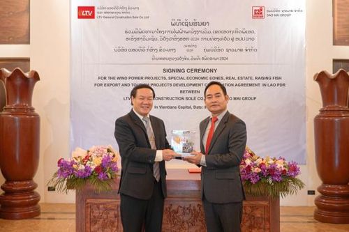 Sao Mai Group 'bắt tay' LTV Group cùng khảo sát đầu tư năng lượng sạch trên lãnh thổ Lào
