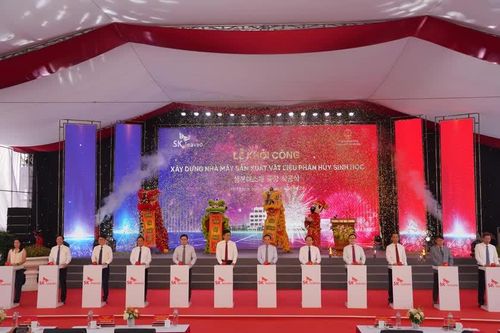 Khởi công Dự án Nhà máy sản xuất vật liệu phân hủy sinh học công nghệ cao