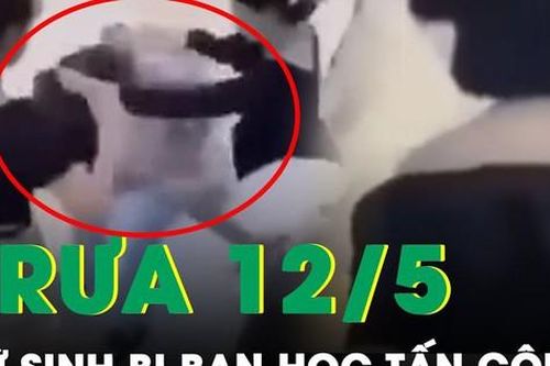 Xôn xao hình ảnh nữ sinh bị tấn công hội đồng trước sự cổ vũ của nhiều bạn bè xung quanh