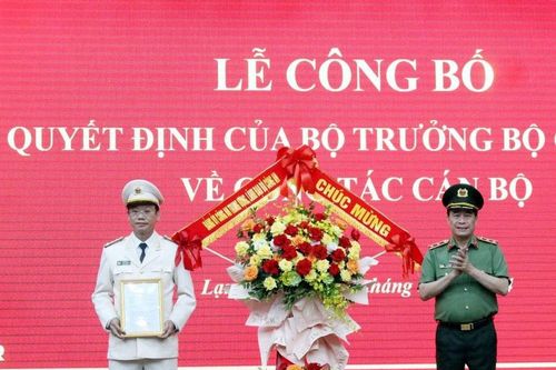 Bổ nhiệm giám đốc Công an tỉnh Lạng Sơn