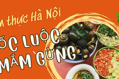 Ốc luộc chấm mắm gừng