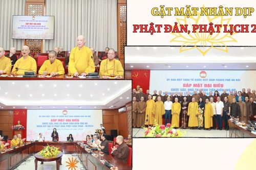 Gặp mặt chức sắc Phật giáo nhân dịp Phật Đản Phật lịch 2568