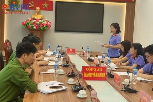 VKSND TP Chí Linh kiểm sát trực tiếp việc tiếp nhận giải quyết tố giác, tin báo tội phạm