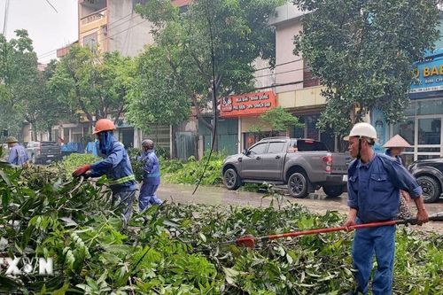 Mưa lớn, dông lốc gây nhiều thiệt hại về nhà ở, cơ sở hạ tầng tại Lào Cai
