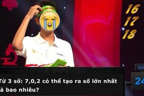 Câu đố Toán học của Đường lên đỉnh Olympia, tưởng đơn giản nhưng nhiều người đều trả lời sai