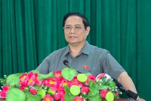 Thủ tướng Phạm Minh Chính thông tin đến cử tri về dự án điện khí Lô B – Ô Môn