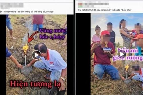 Sóc Trăng: Người dân không nên tạo tin đồn mê tín dị đoan về hiện tượng hố đất bị bốc khí