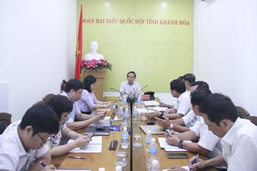 Đoàn đại biểu Quốc hội tỉnh làm việc với Công ty Cổ phần Điện lực Khánh Hòa
