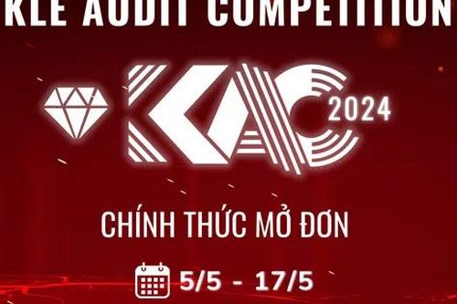 Cuộc thi 'KLE Audit Competition 2024 ' chính thức mở đơn đăng ký