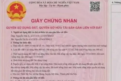 Đề xuất mẫu sổ hồng mới với nhiều thay đổi