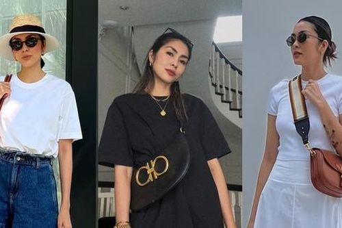 Là nàng dâu hào môn nhưng tủ đồ của Tăng Thanh Hà chỉ thấy áo thun trắng đen