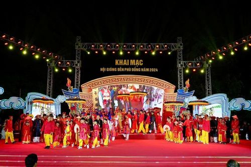 Khai mạc lễ hội Gióng đền Phù Đổng năm 2024