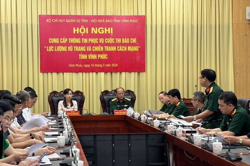 Vĩnh Phúc lan tỏa Cuộc thi báo chí 'Lực lượng vũ trang và chiến tranh cách mạng'