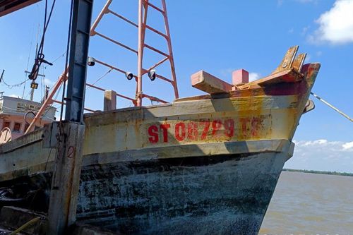 BĐBP Sóc Trăng xử phạt tàu cá vi phạm trong khai thác thủy sản