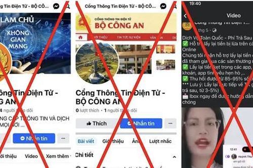 Giả mạo cổng thông tin Bộ Công an để giăng bẫy lừa đảo