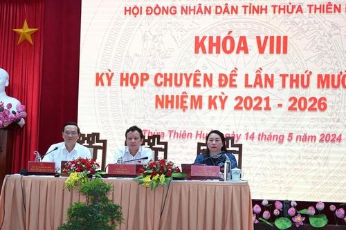 Hội đồng nhân dân tỉnh Thừa Thiên - Huế thông qua nhiều nội dung quan trọng