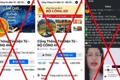 Xuất hiện nhiều website giả mạo Cổng thông tin điện tử Bộ Công an