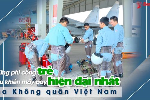 Những phi công trẻ điều khiển máy bay hiện đại nhất của Không quân Việt Nam