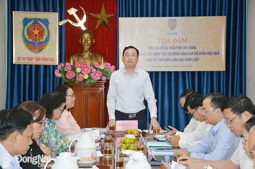Xây dựng tiêu chí riêng đánh giá công tác phổ biến, giáo dục pháp luật