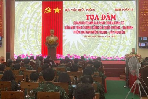 Tọa đàm về phát triển kinh tế-xã hội, củng cố quốc phòng-an ninh trên địa bàn miền Trung-Tây Nguyên