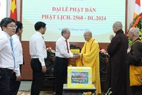 Phật giáo luôn đồng hành với sự phát triển của tỉnh