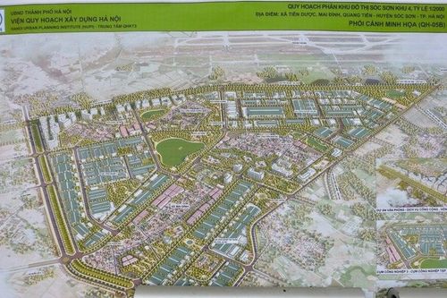 Hà Nội công bố 3 đồ án quy hoạch phân khu đô thị Sóc Sơn