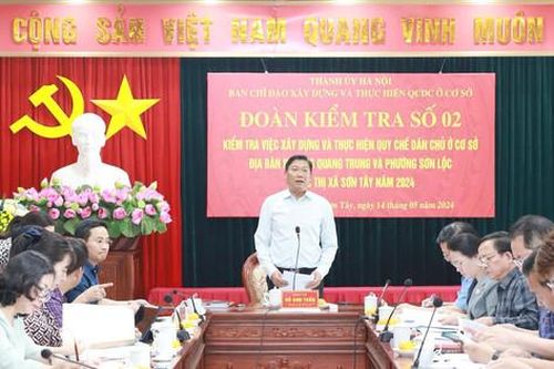Thị xã Sơn Tây: Triển khai quy chế dân chủ, người dân được thụ hưởng
