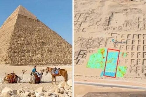 Phát hiện công trình bí ẩn dưới mặt đất gần Kim Tự Tháp Giza, chưa thể giải thích