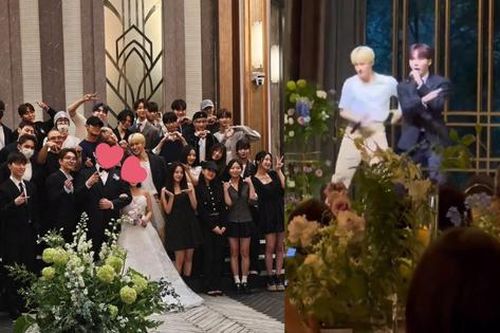 SEVENTEEN đi ăn cưới: Mingyu - Hoshi 'tình thương mến', BSS hát OST Queen of Tears