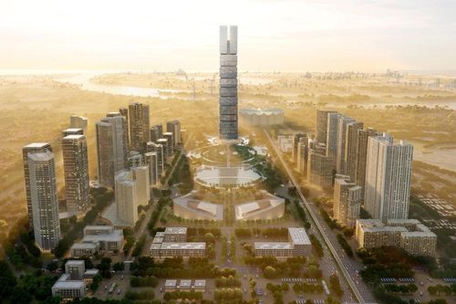Phương án kiến trúc 'Thủy - Viên - Phong - Nguyệt' tuyệt đẹp của tháp tài chính 108 tầng ở Hà Nội
