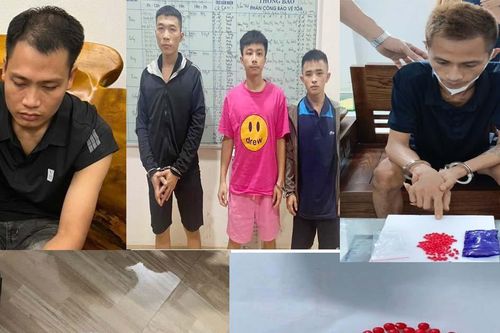 Bắt 5 người mua bán hồng phiến, ketamin và ma túy đá