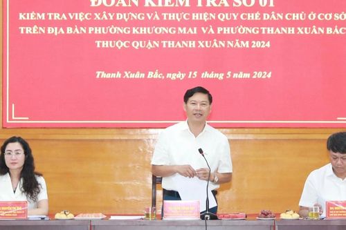 Quận Thanh Xuân thực hiện tốt dân chủ ở cơ sở, nhiều cách làm sáng tạo