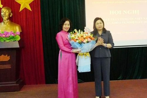 Nguyên Phó Chủ tịch Hội Liên hiệp phụ nữ tỉnh nhận nhiệm vụ mới